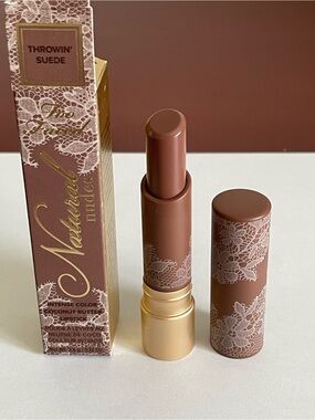 Too faced Throwin' Suede Coconut Butter Lipstick